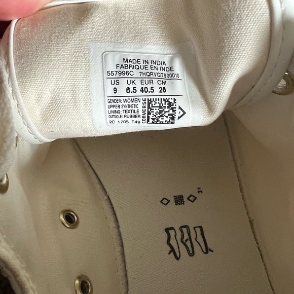 Converse Chuck Taylor faux leather sneakers - Picture 6 of 6